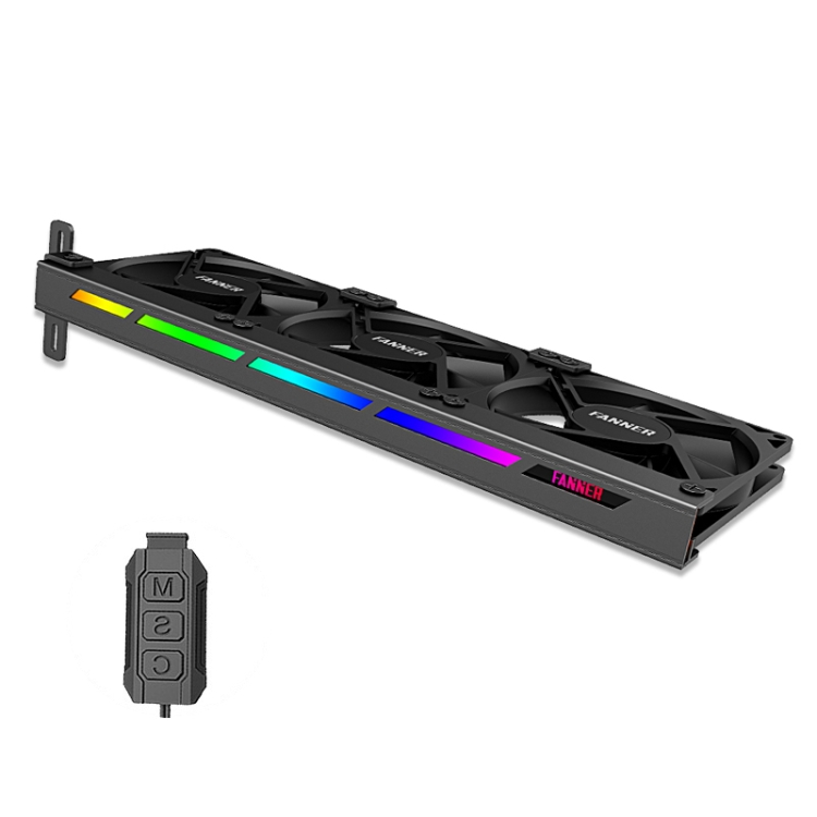 

FANNER T390H Controller + High Speed Radiator 5V ARGB Light Strips Cooling Fan