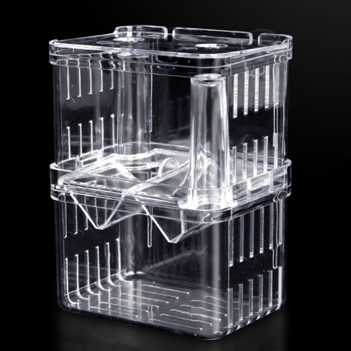 

Large Peacock Fish Double Layer Transparent Breeding Isolation Box Aquarium Breeding Box