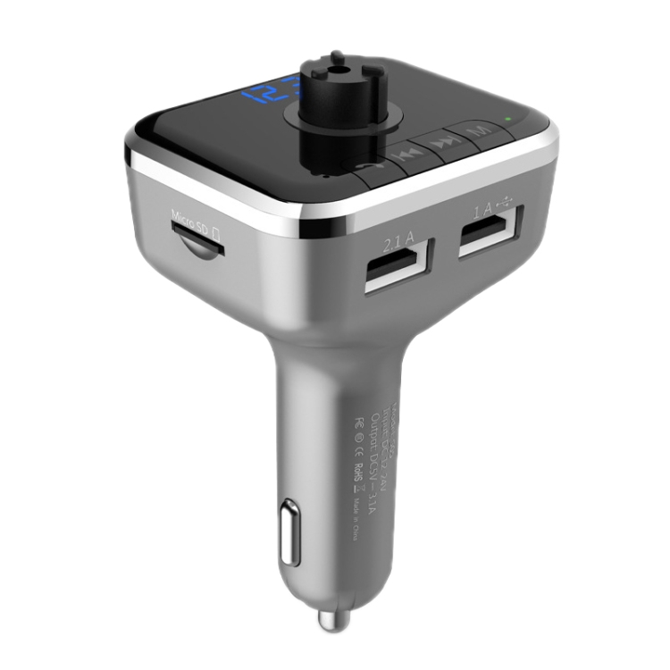 

S-05 Car Bluetooth Receiver Fast Charge PD Digital Display MP3 Player 18W