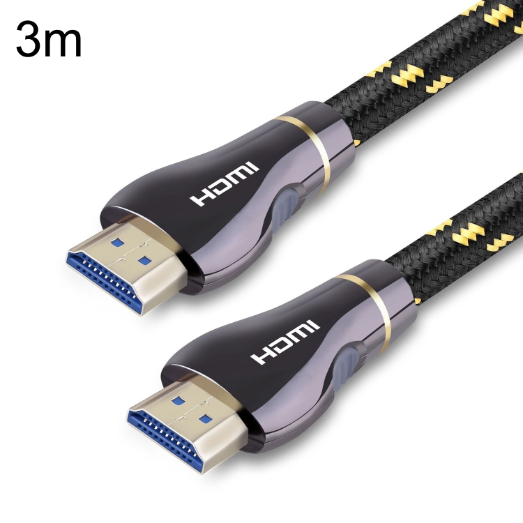 

3m All Copper 2.0 HDMI HD Cable Supports 4K Zinc Alloy HDMI Data Cable(Black)