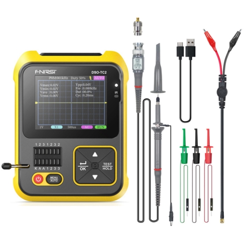 

FNIRSI DSO-TC2 2 In 1 Handheld Digital Oscilloscope, Specification: Upgraded