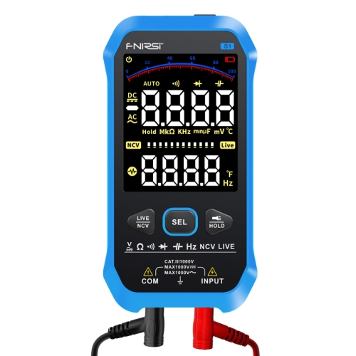 

FNIRSI S1 Digital High Precision Fully Automatic Digital Multimeter(Blue)