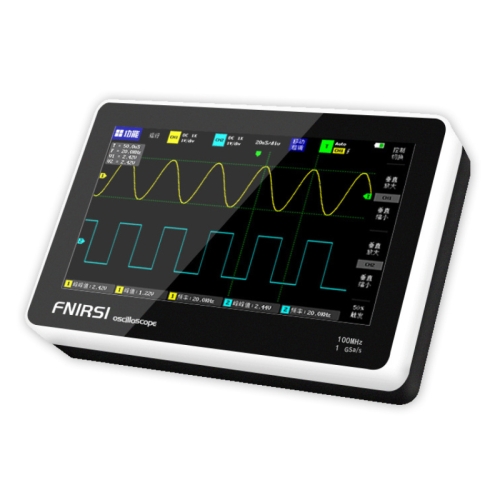 

FNIRSI 1013D 1GS Sampling Dual Channel 100M Bandwidth Digital Oscilloscope, US Plug(English)