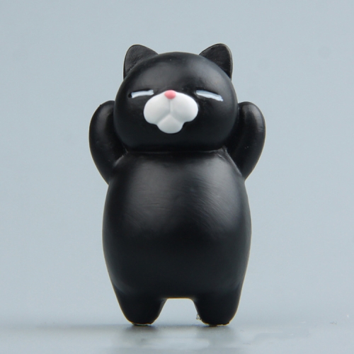

Cartoon Cat Fridge Magnet Resin Ornament Ornament Without Magnetic Sticker(Black Cat)