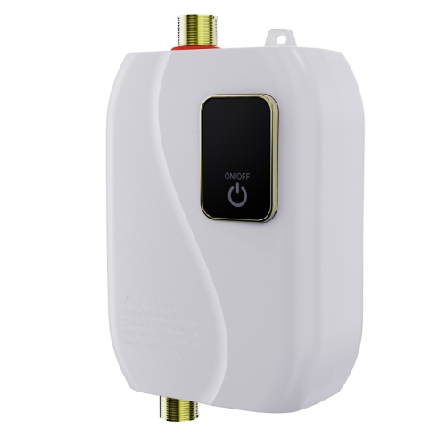 

Instant Water Heater Mini Kitchen Quick Heater Household Hand Washing Water Heater US Plug(White)