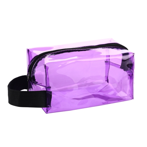 

Handbag PVC Dazzling Waterproof Cosmetic Bag Toiletry Bag(Purple)