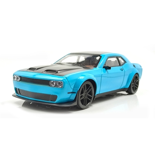 

1:16 Large Inertia Plastic Model Car Toy Pickup Car Ornament Boy Toy, Color: Challenger Blue