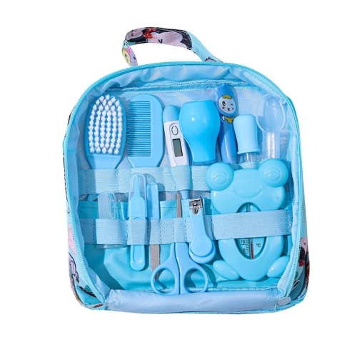 

JR-6010 13 in 1 Baby Cleaning and Care Set Daily Cleaning Supplies Nursing Package, Sort by color: A-type Blue