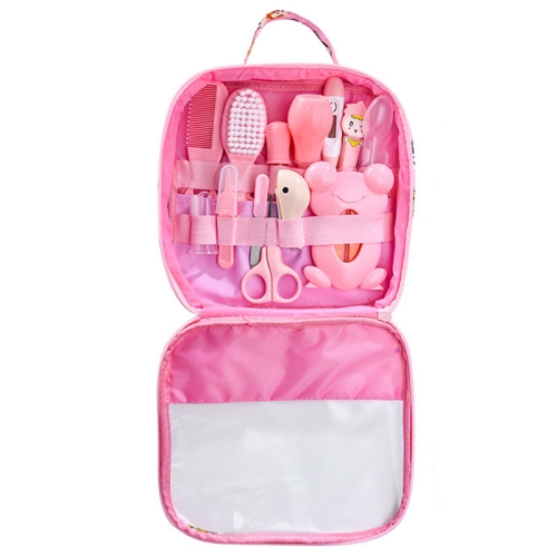 

JR-6010 13 in 1 Baby Cleaning and Care Set Daily Cleaning Supplies Nursing Package, Sort by color: B-type Pink
