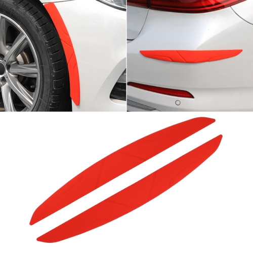 Bumper Wheel Eyebrow Silikon Universal Auto Antikollisionsstreifen (7754  Rot)