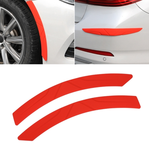 

Bumper Wheel Eyebrow Silicone Universal Car Anti-collision Strip(7756 Red)