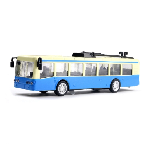 

1:87 Simulation Alloy School Bus Model With Light and Sound Effects(Blue)