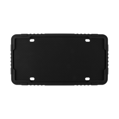 

For North American Models Silicone License Plate Frame, Specification: 1pcs Black