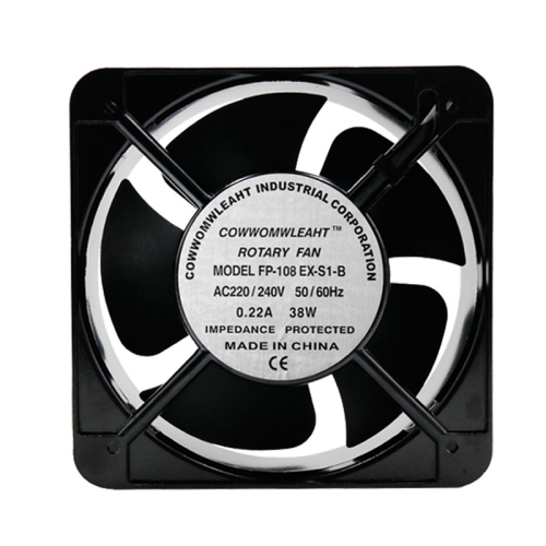 

220V 38W 15cm Roller Chassis Electrical Cabinet Shaft Oil Bearing Fan