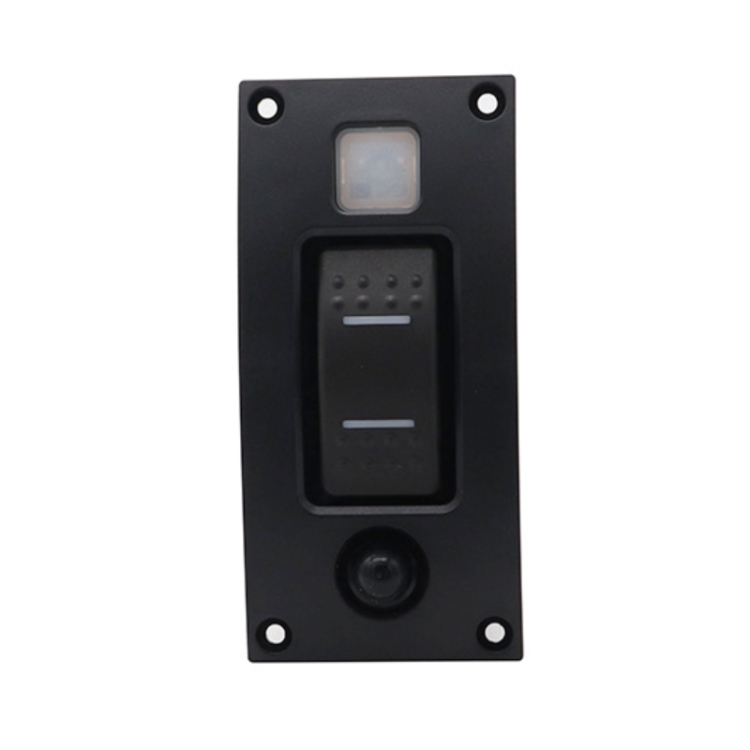 

Marine Self-Locking Resetting Switch With Overload Protection Indicator Light ON-OFF-ON 3 Switch