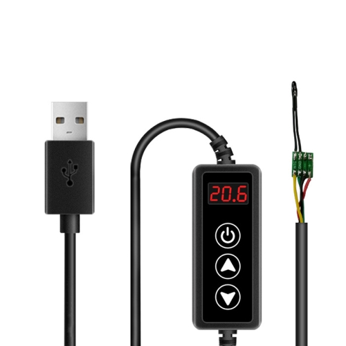 W-3301 Termostato con display digitale intelligente Termostato per animali domestici Scaldalatte Regolatore termostato (nero)