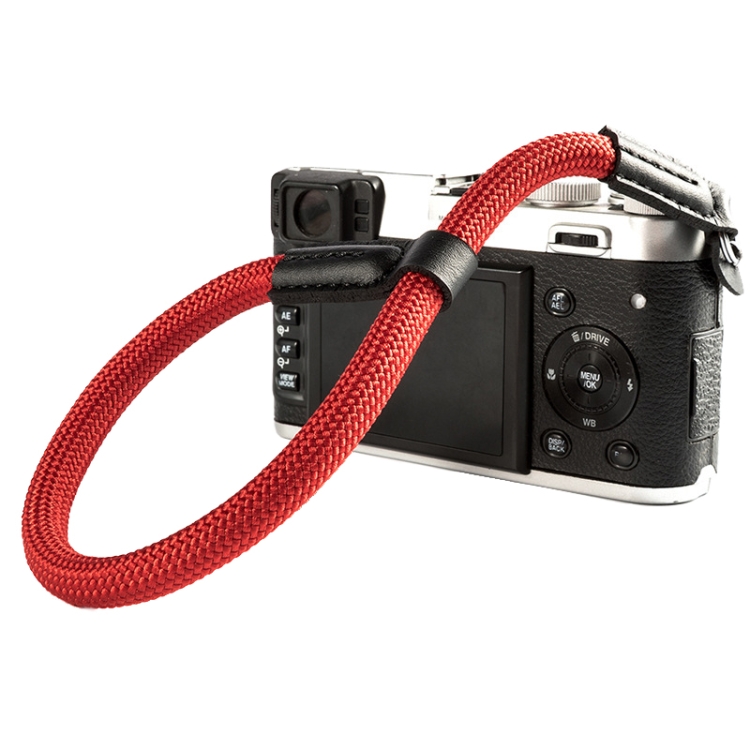 Climbing Rope Camera Wrist Strap SLR Camera Wearresistant Bracelet(Red)