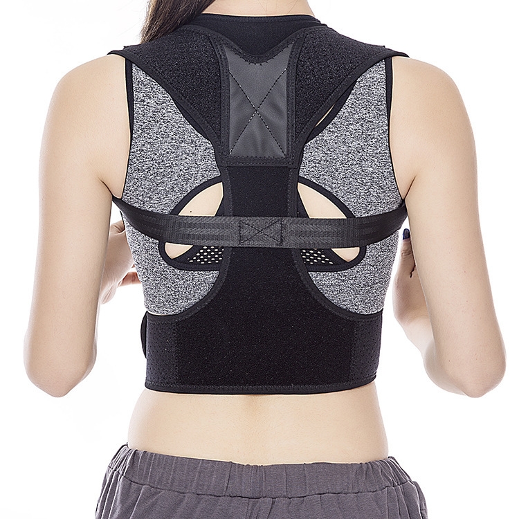 

Student Adult Back Posture Corrector Shoulder Brace Strap(Black)