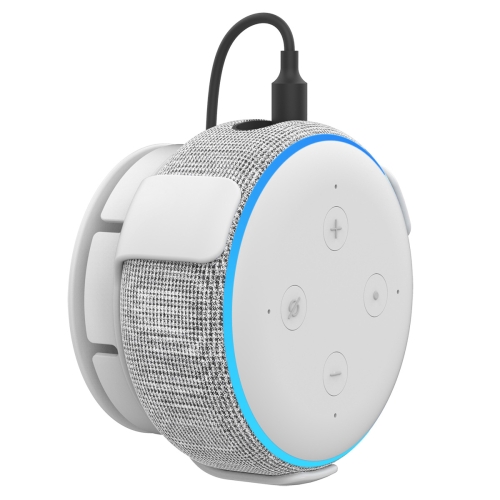 For Amazon Echo Dot 3 AhaStyle PT62 Wall Bracket Smart Speaker Bracket White