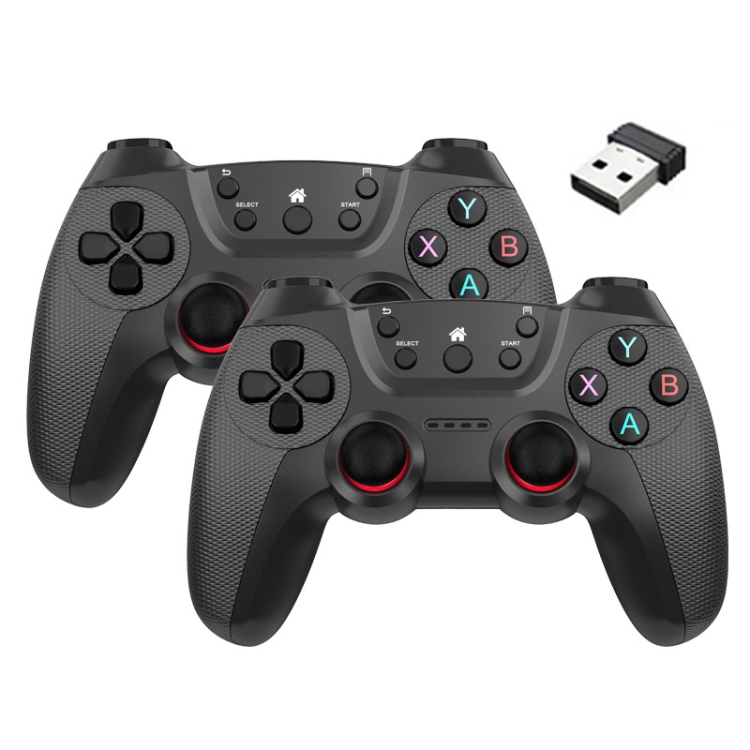KM-029 2.4G One for Two Doubles Wireless Controller Support PC / Linux ...