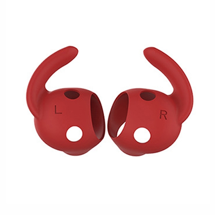 

For Beats Studio Buds AhaStyle PT172 Earphone Silicone Ear Caps, Style: Earcap (Red)