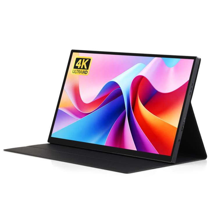 Luckfox 14-Inch 4K Portable Touchscreen Monitor With Magnetic Protective Case 3840x2160 HDR IPS Display, Full Lamination, 10-Point Capacitive Touch(EU Plug)