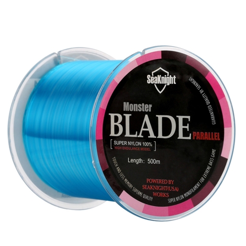 SeaKnight BLADE 500m Nylon Line Monofilament Fishing Line, Size: 0.8(Blue)