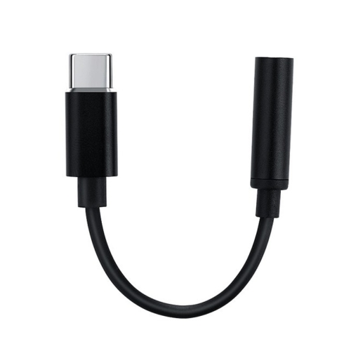 

RCSTQ for DJI Action 2 Type-C/USB-C to 3.5mm Audio Conversion Cable(Black)