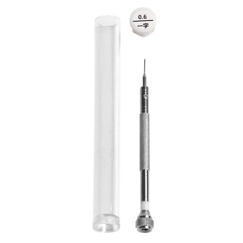 

LSD5120 Repair Watch Glasses Stainless Steel Screwdriver Precision Watch Screwdriver Tool 0.6 Straight (White)