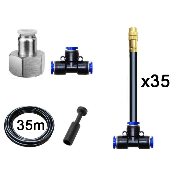 Pistola a spruzzo ad alta pressione in acciaio inox giardino frutteto prato atomizzazione spruzzatore testa grande Volume d'acqua irrigazione Sprinkler 1 pz  15