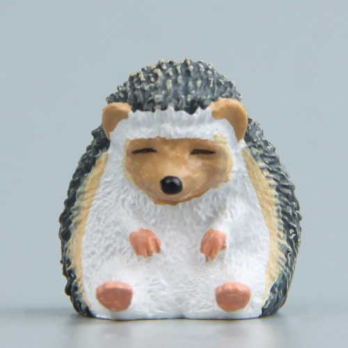 

Warm Series Sitting Sleepy Zoo Figure Fridge Magnets(Hedgehog)