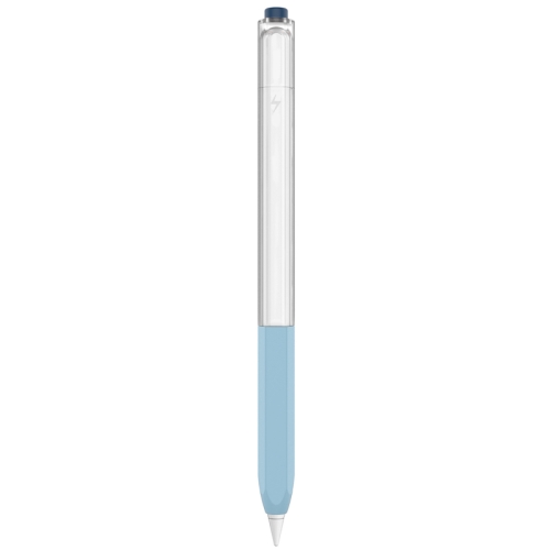 

For Apple Pencil 2 AhaStyle PT-LC05 Jelly Style Translucent Silicone Protective Pen Case(Blue)