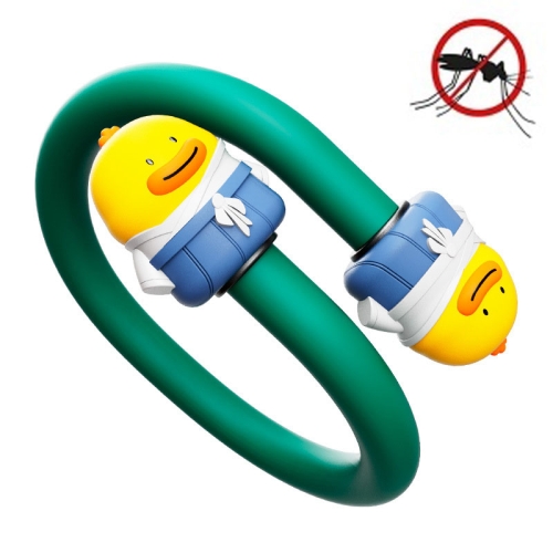 

ICARER FAMILY SH2282 Cartoon Silicone Kids Outdoor Mosquito Repellent Bracelet(Green)