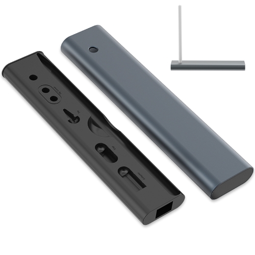 

For Apple Pencil 1 / 2 AhaStyle PT145 Aluminum Storage Pen Case(Dark Gray)