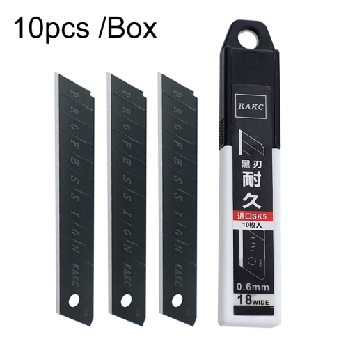 

5boxes KAKC-18 Black Blade Cutter Blade 18mm Wall Cutter Blade