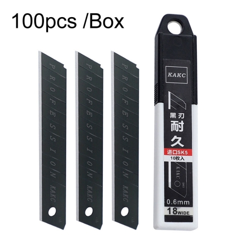 

10boxes KAKC-18 Black Blade Cutter Blade 18mm Wall Cutter Blade