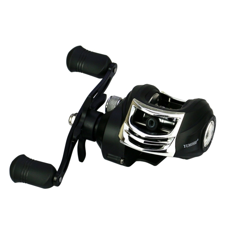 

YUMOSHI AK Series Water Drops Wheel Fishing Line Wheel Fishing Gear(AK200 Black Silver Right Hand)