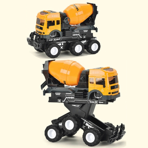 

Simulation Impact Transformer Children Alloy Engineering Toy Car(Cement Truck)