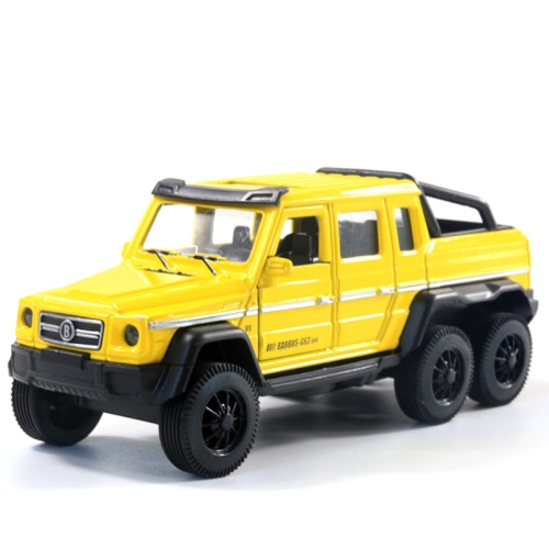 

1:32 Alloy Pickup Truck Off-Road Model Children Toy Cars(B Models Yellow)