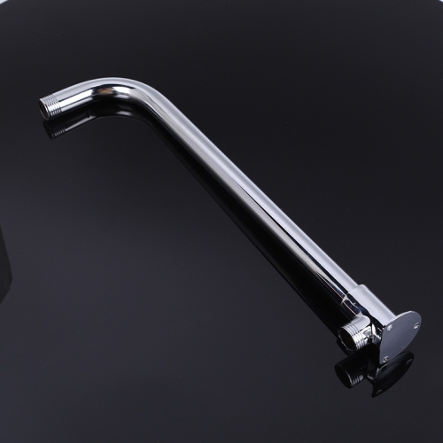 

With Base Top Spray Rod Shower Tube Stainless Steel Shower Outlet Pipe Elbow, Size: 49.5cm
