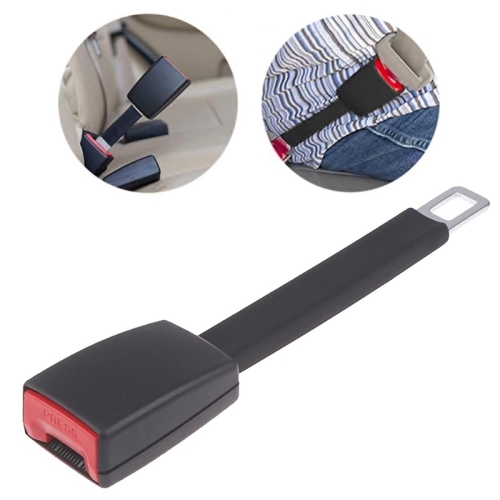 Bottone a pressione per prolunga della cintura di sicurezza per auto da 25  cm, colore: nero