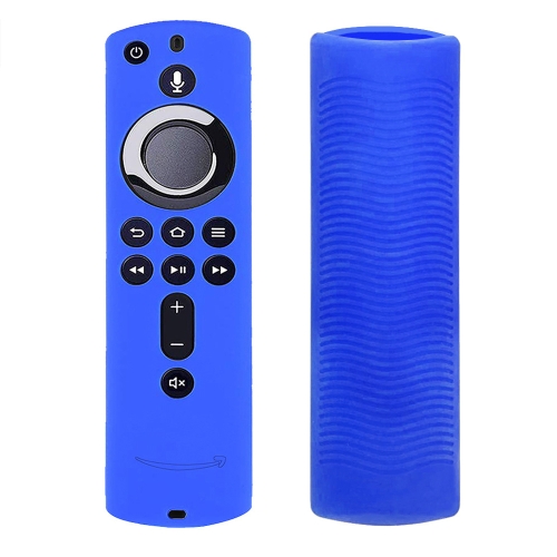

For Amazon Fire TV Stick 4K 2nd Remote Control Anti-Fall Silicone Protective Case(Blue)