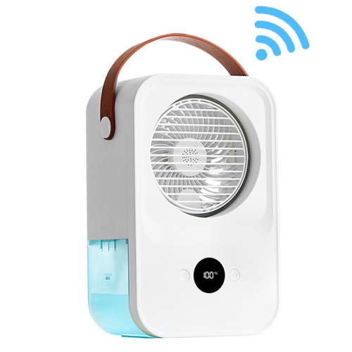 

MT-F60 Smart Digital Display USB Charging Air Cooler Desktop Mist Humidification Fan, Mode: Sound Control Version