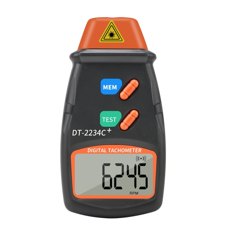 

DT2234C+ Handheld Portable Motor Gear Tachometer Laser Tachometer