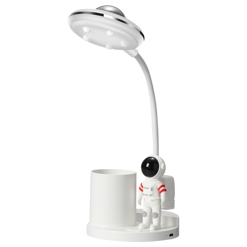 Universal - Lampe de bureau pour enfants, Lampe de lit LED Lampe USB  rechargeable de lecture et lampe de bureau dimmable, lumineuse flexible à  360 ° avec porte-stylo et porte-téléphone portable pour
