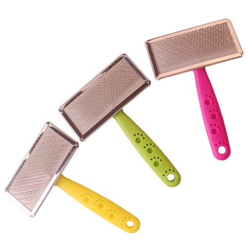 

BG-W1347 3pcs Pet Hair Removal Massage Comb Dog Cleaning Tools, Random Color Delivery, Specification: L