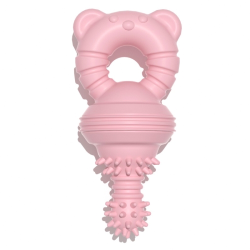 

BG5057 Nipple Shape Pet Teething Glue Stick TPR Dog Chew Toys(Pink)