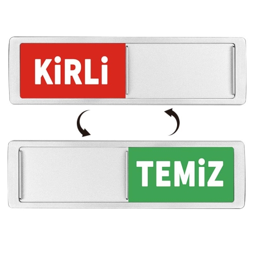 

Dishwasher Magnet Clean Dirty Sign Double-Sided Refrigerator Magnet(Turkish)