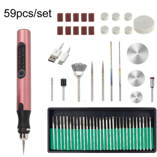 Mini amoladora eléctrica, juego de mini taladro, kit de amoladora de  taladro de velocidad ajustable, kit de herramientas de pluma de molienda de