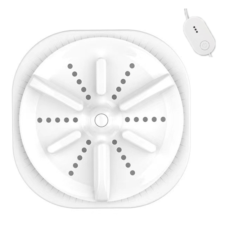 

Portable Mini Turbo Switch Three-Speed Timing Washing Machine, Size: Remote Control Switch(White)